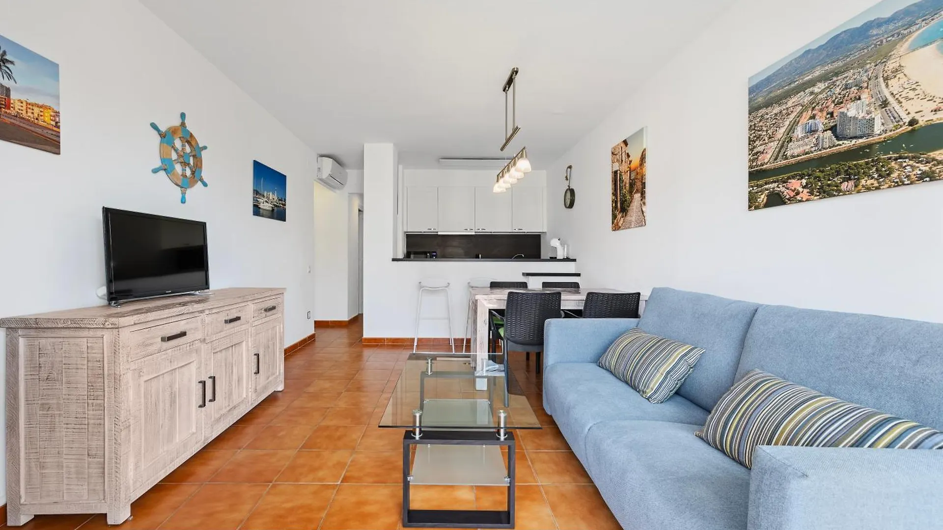 Apartamento Con Piscina Y Terraza Cerca Del Mar Ampuriabrava